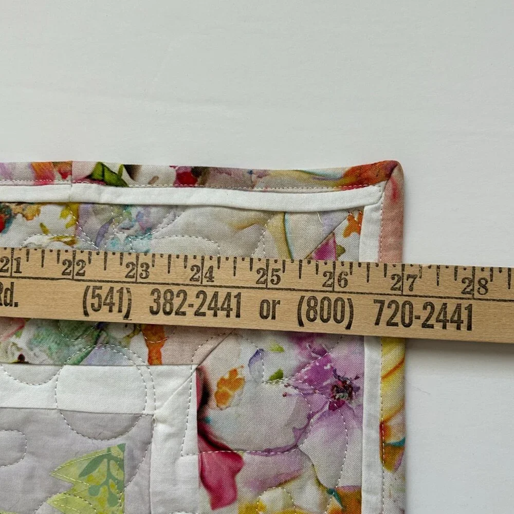 Baby Mini Quilt Activity Play Mat Wishing on a Dream 32x27 Inch Nursery Handmade